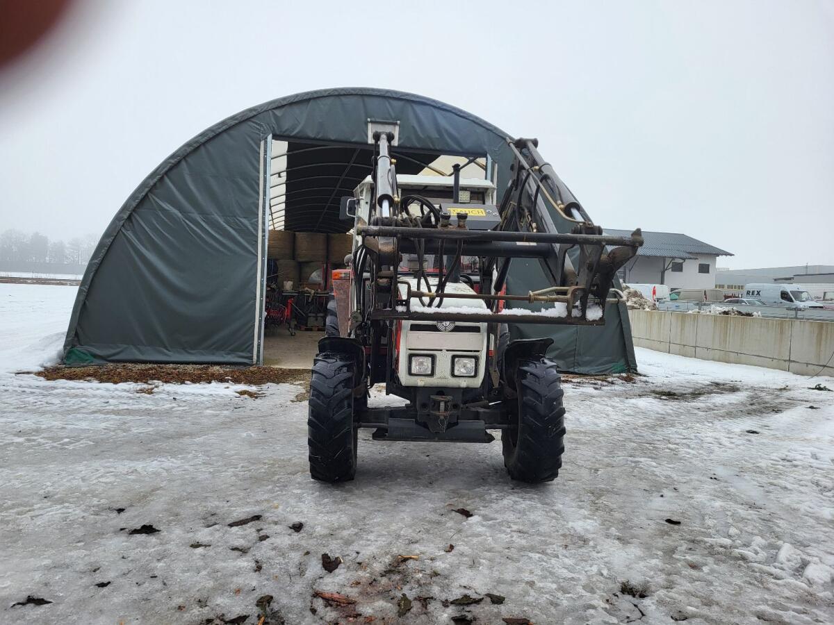 Steyr 8060a mit Stoll Frontlader 2