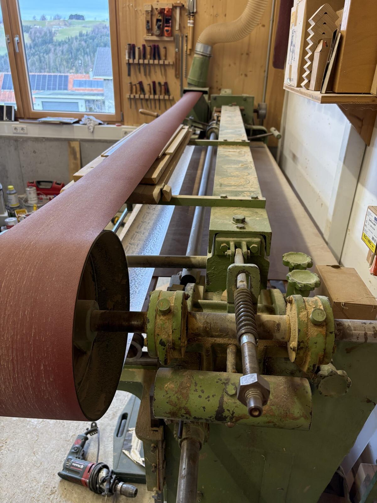 Langbandschleifmaschine 2
