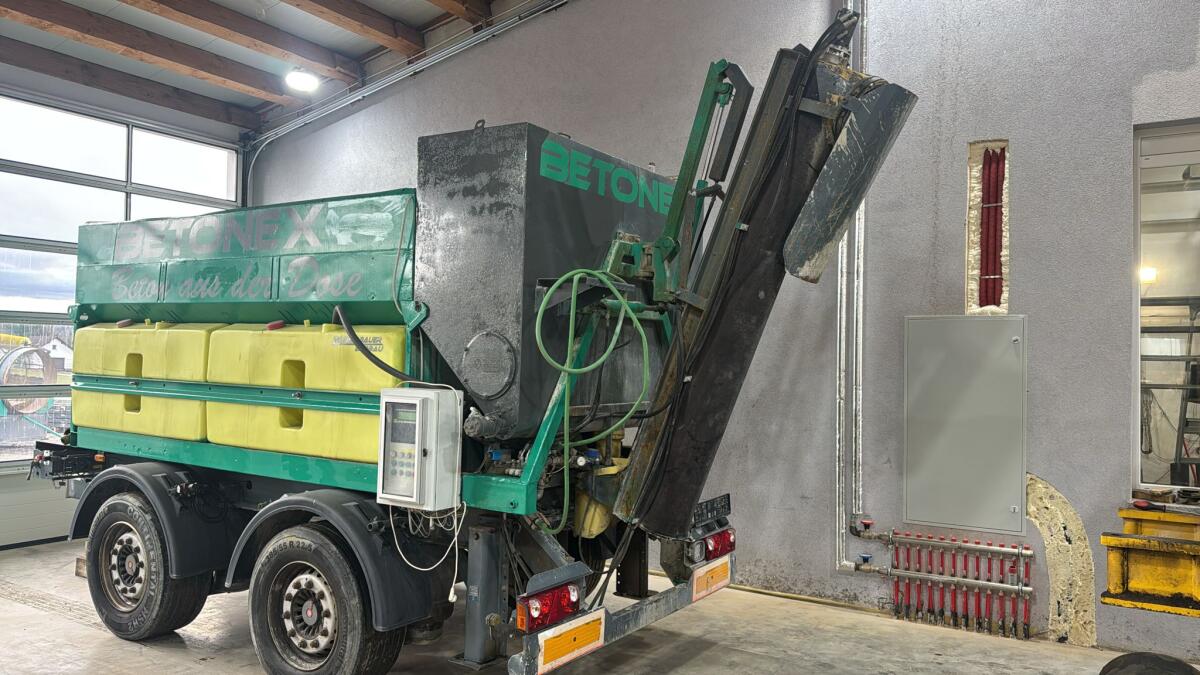 Mobile Betonmischanlage Eigenbau 2