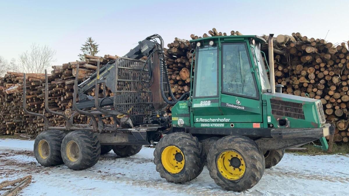 Timberjack 810B Forwarder / Rückezug 3