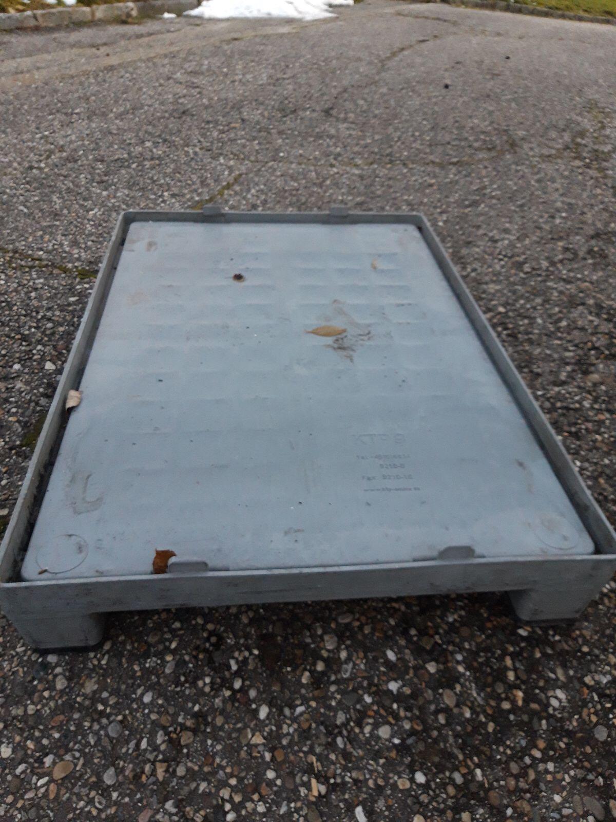 Kunststoffpalette Plastikpalette Europalette Outdoor Holzbox 2