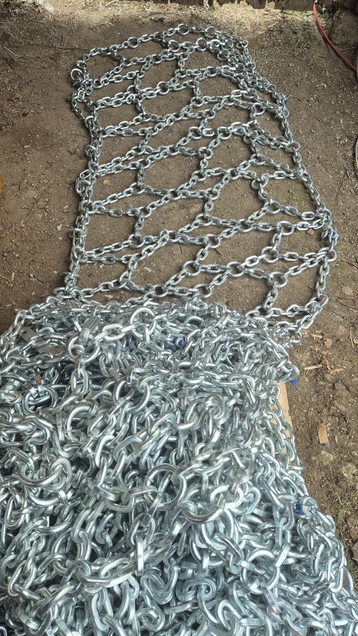 Schneeketten 600-55-26,5 10 mm Stärke 2