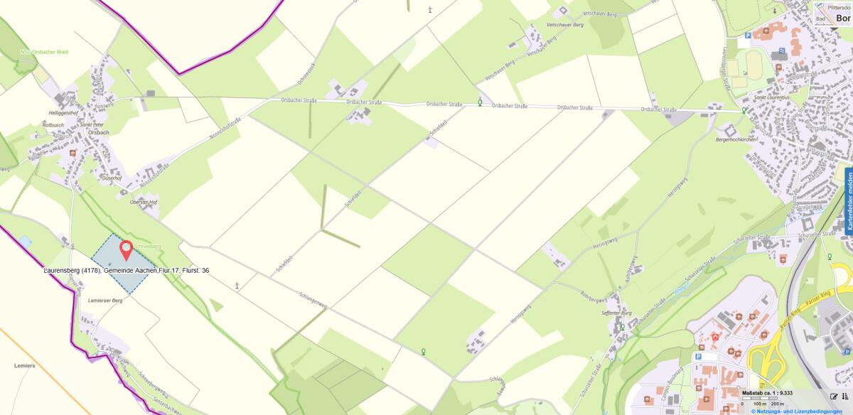 Aachen, Laurensberg, 60.994 m² 3