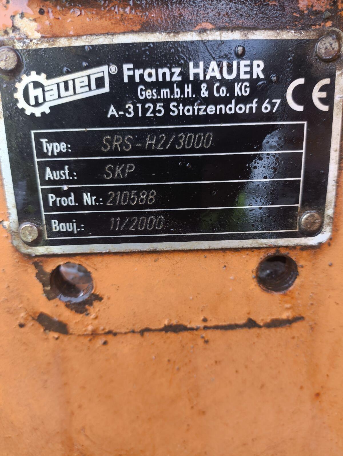 Schneepflug Hauer 3 m 3