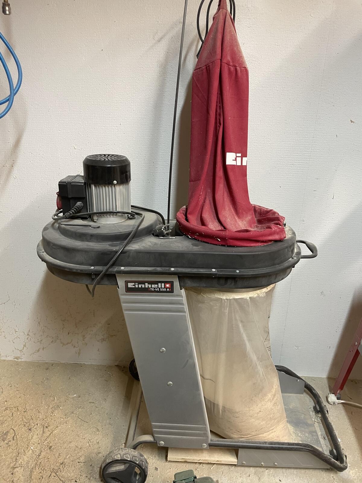 Einhell Kreissäge, Absauganlage 2