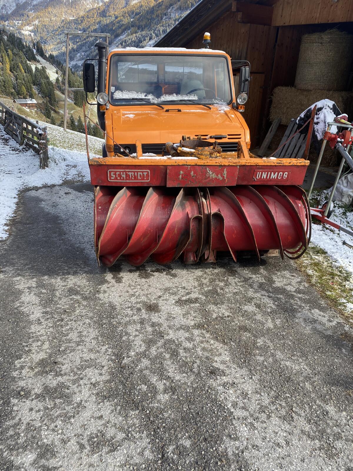 Schmidt Schneefräse VF3 für Unimog 3