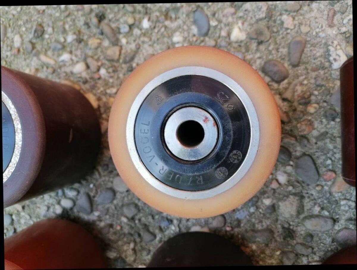 6 Hubwagen Schwerlastrollen, Vogel, neu. 2