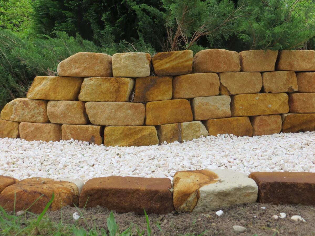 Mauersteine getrommelt, Sandstein, Natursteine 2