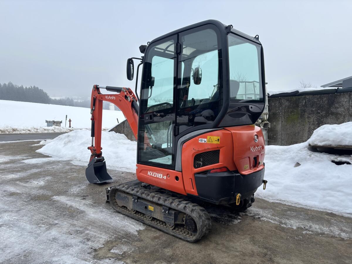 Minibagger Kubota KX018-4 MS01 2