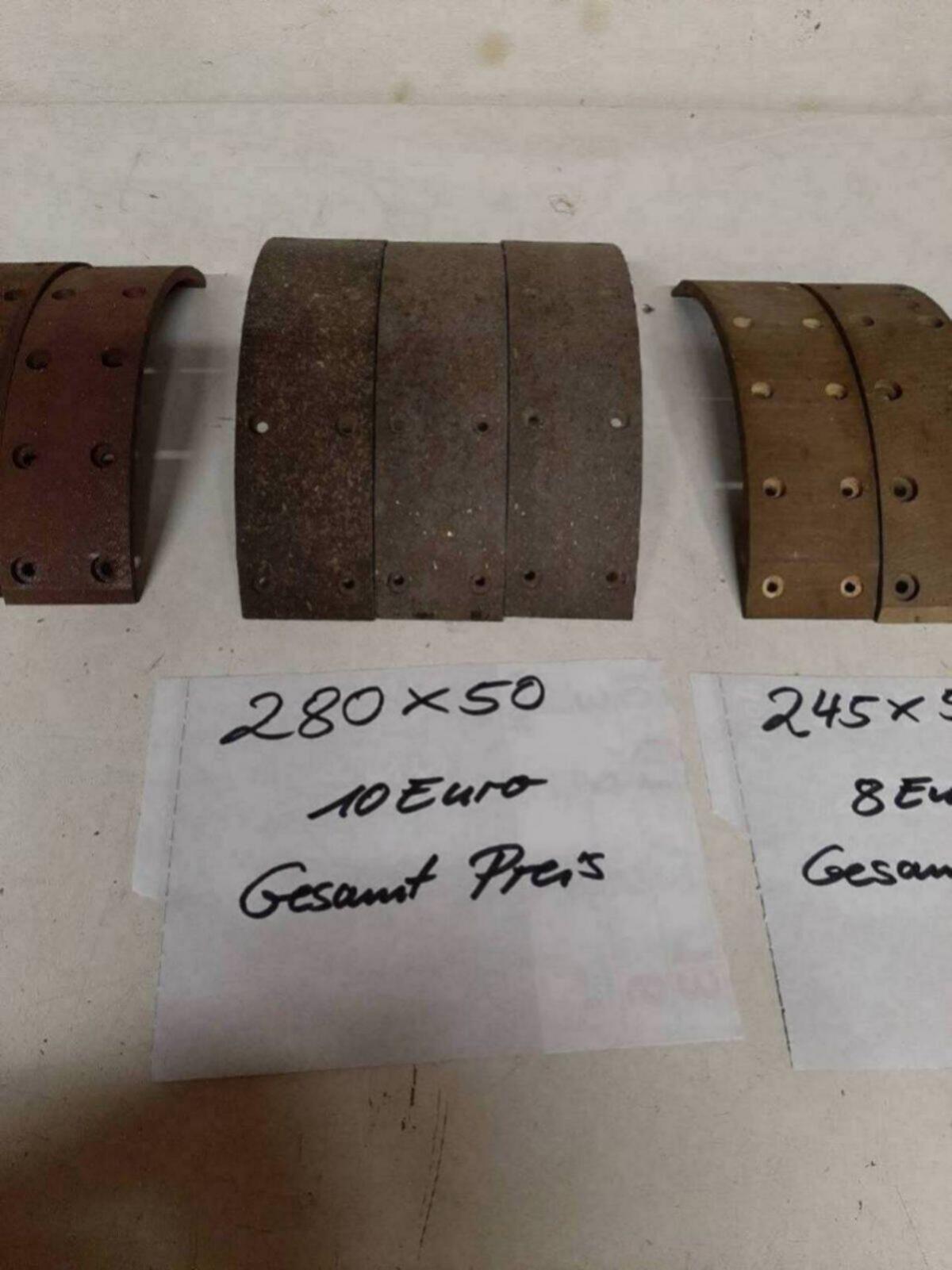 Verschiedene Bremsbeläge 3