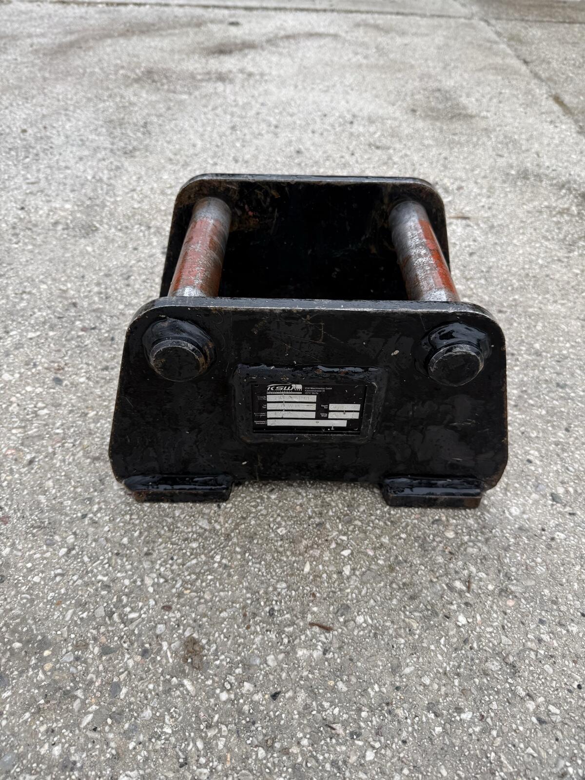 KSW Adapterplatte für 1-2,5 t Bagger mit Martin MH 03 3