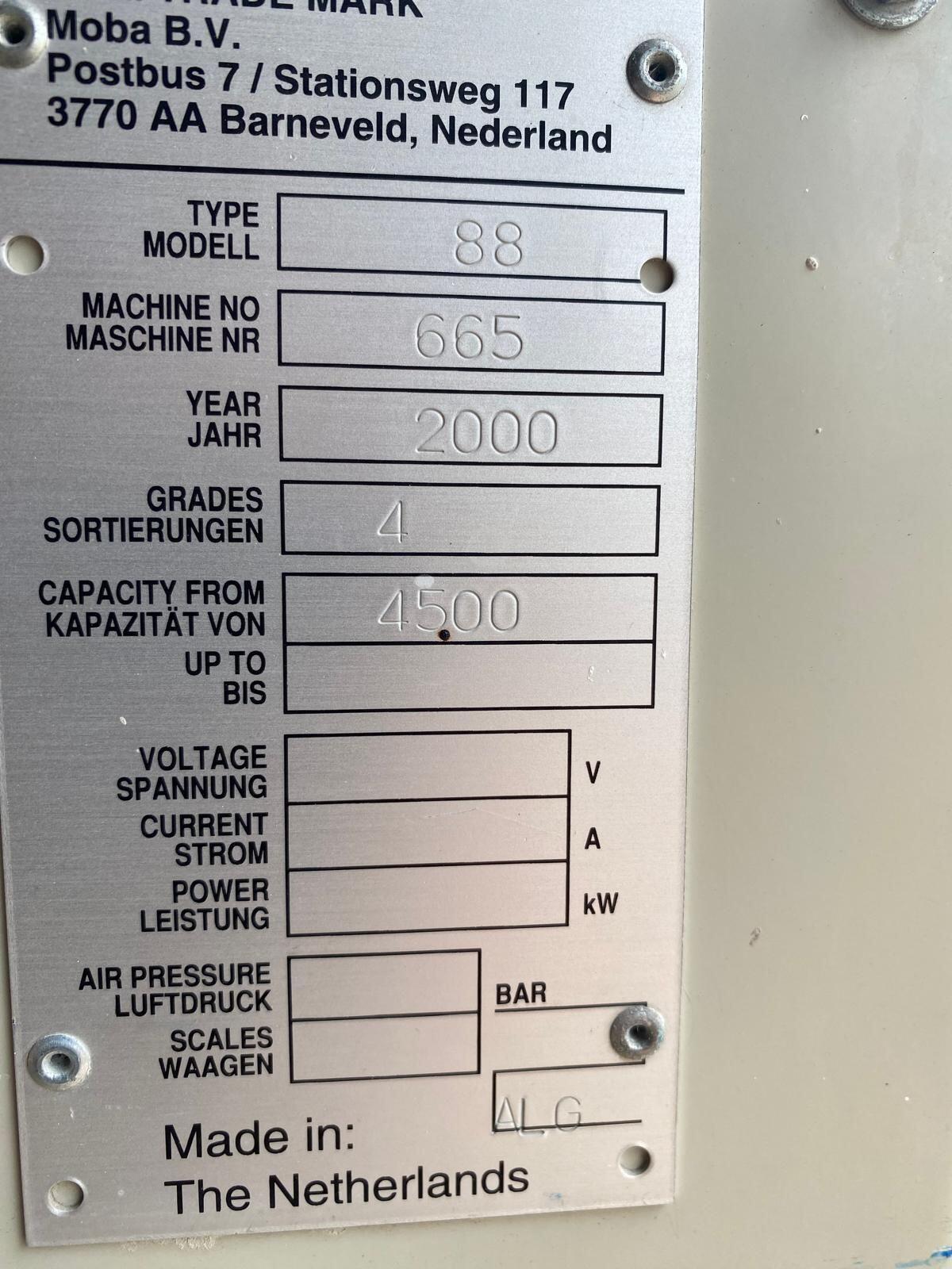Eiersortieranlage Moba 88 3
