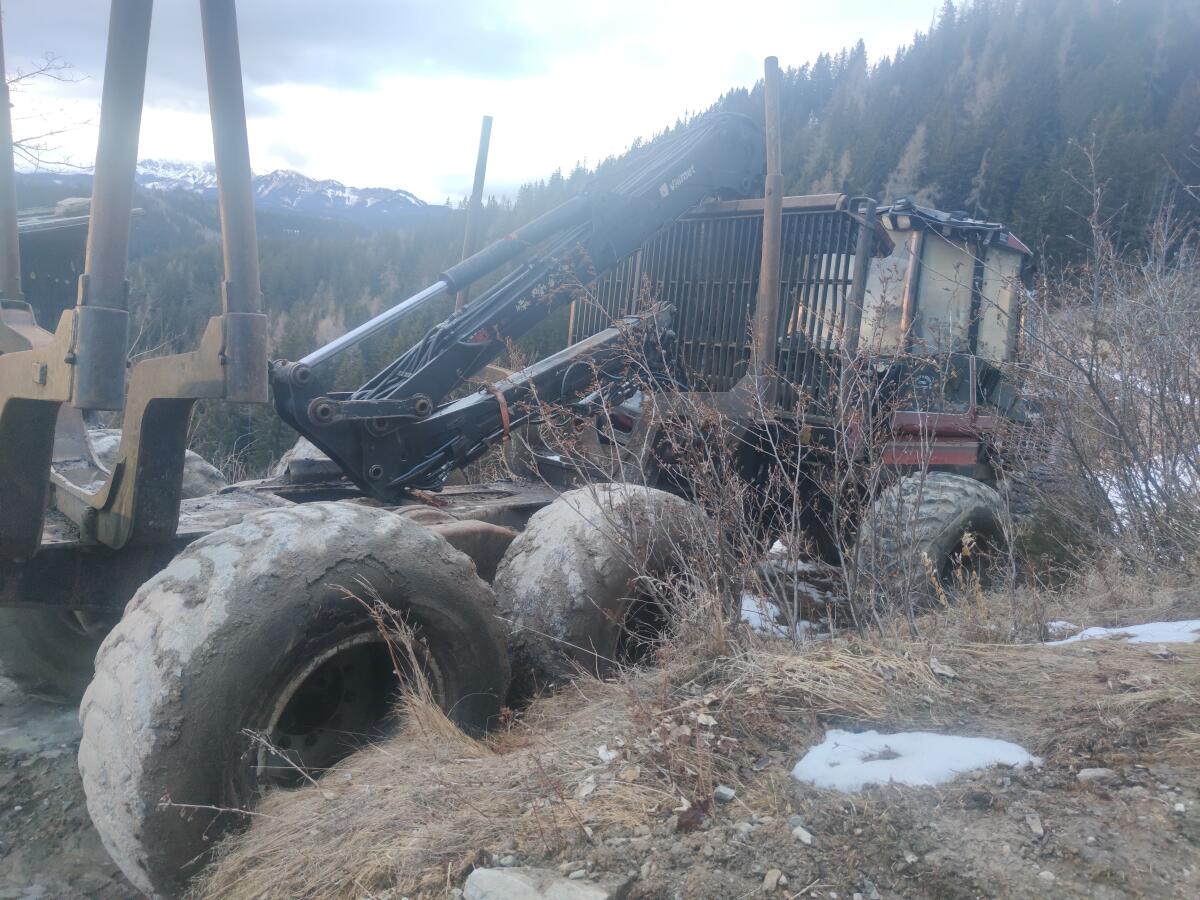 Valmet 890 Forwarder, Rückezug 3