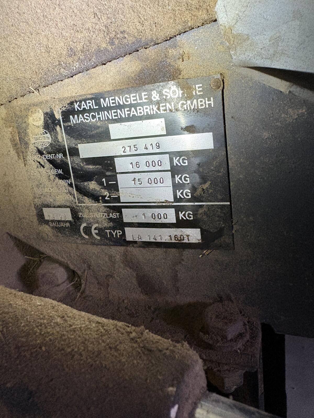 Mengele Garant 545 Heuladewagen Schwingenwagen 2