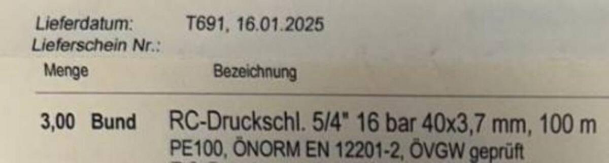 RC Druckschlauch 5,4 Zoll 16 Bar 2