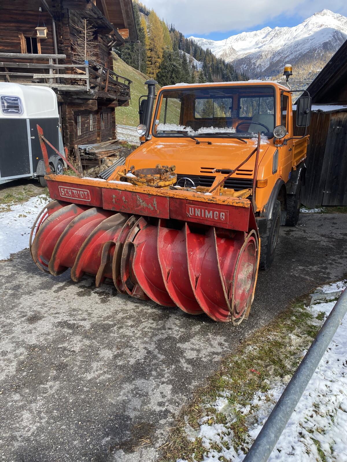 Schmidt Schneefräse VF3 für Unimog 2
