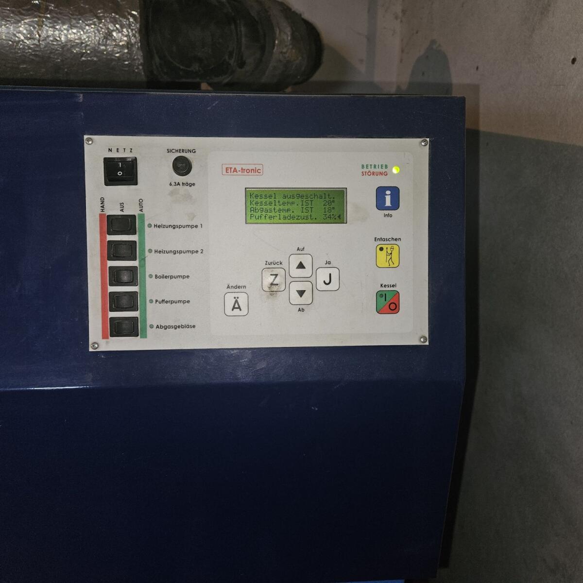 Buderus Holzvergaserkessel zu verkaufen 3