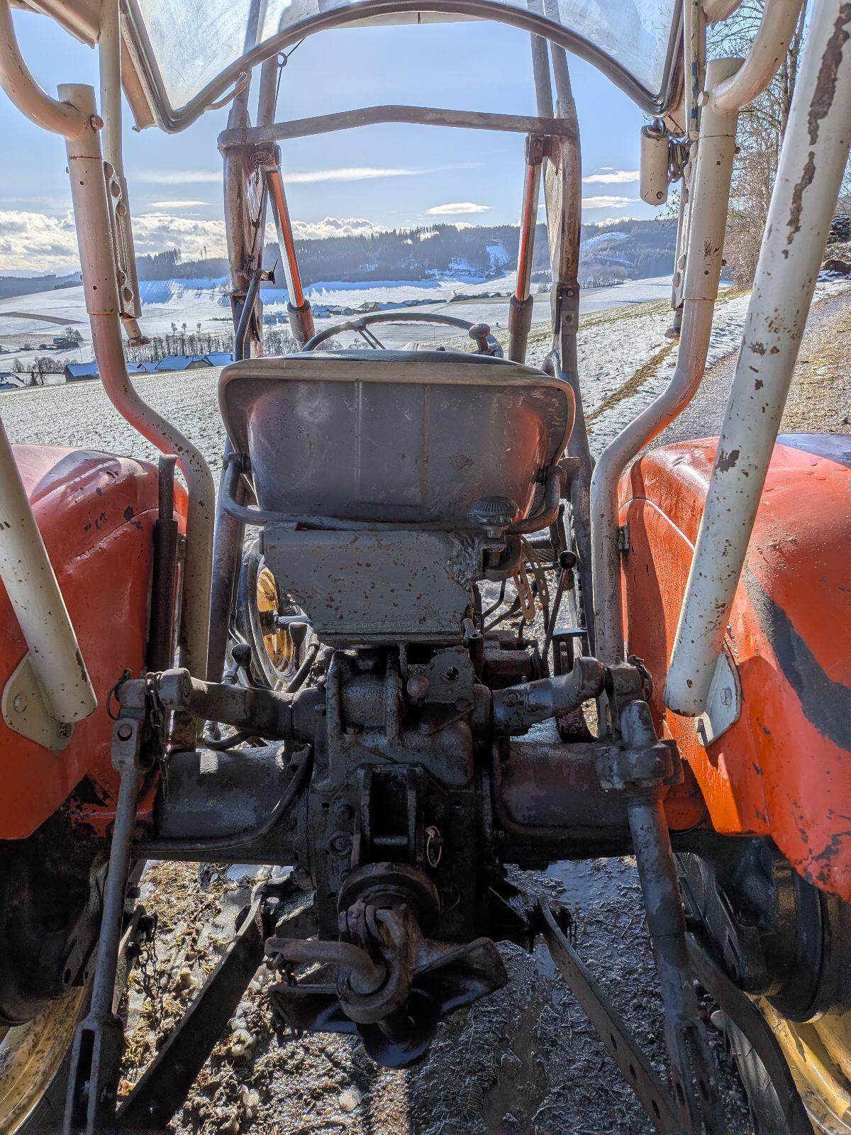 Steyr 188 mit Frontlader und Heckgewicht 3