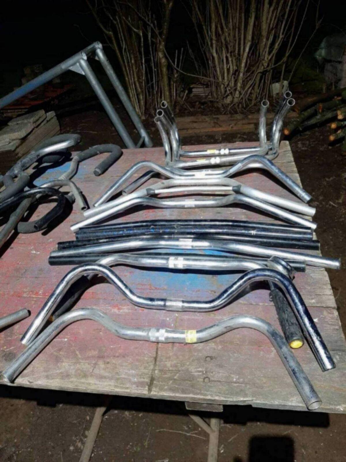 Sammlung verschiedener Fahrradlenker 2