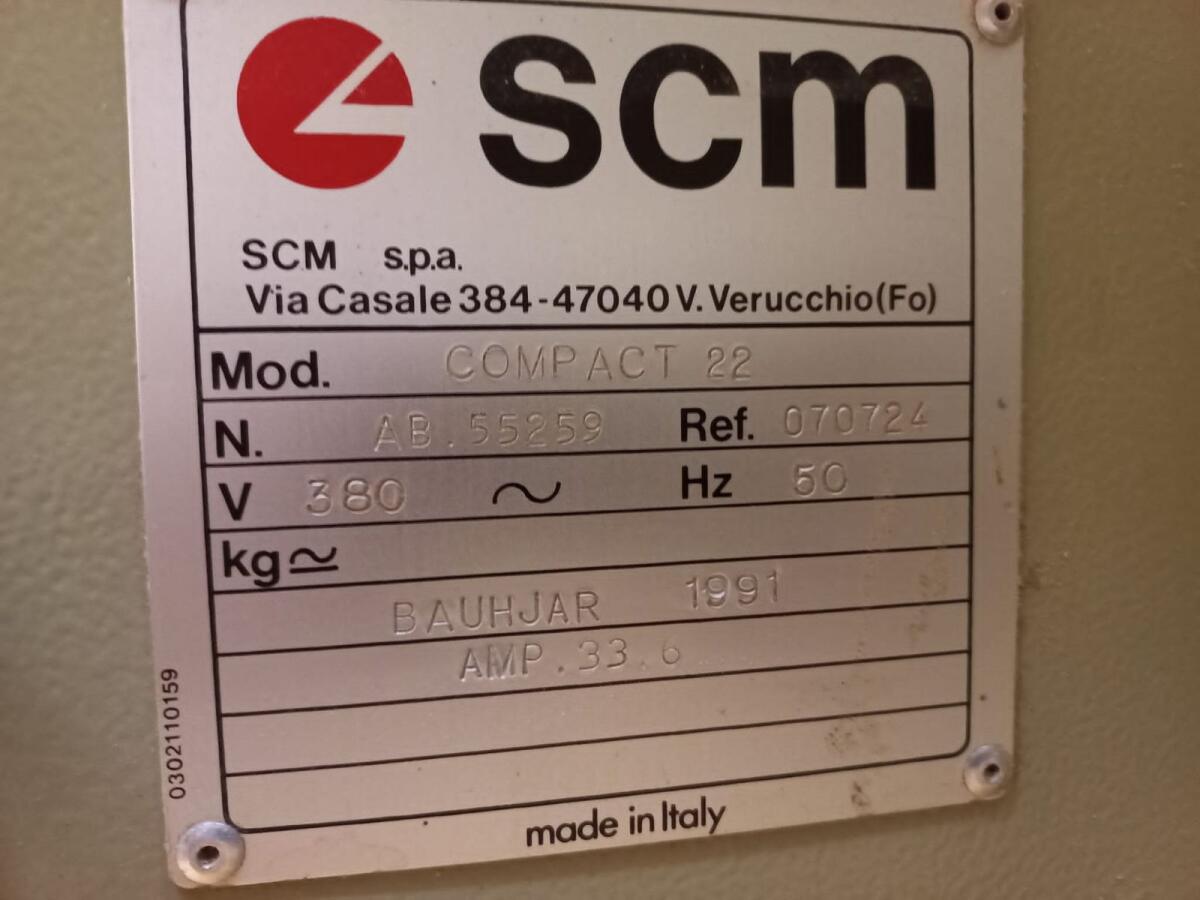 4-Seitenhoblmaschine SCM Compact 22S 3