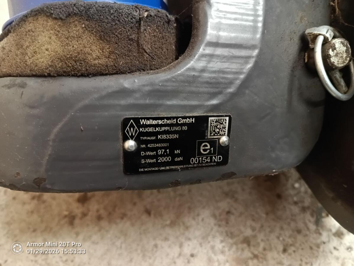 Kugelkopfkupplung K80 für Massey Ferguson, Valtra, Claas 2