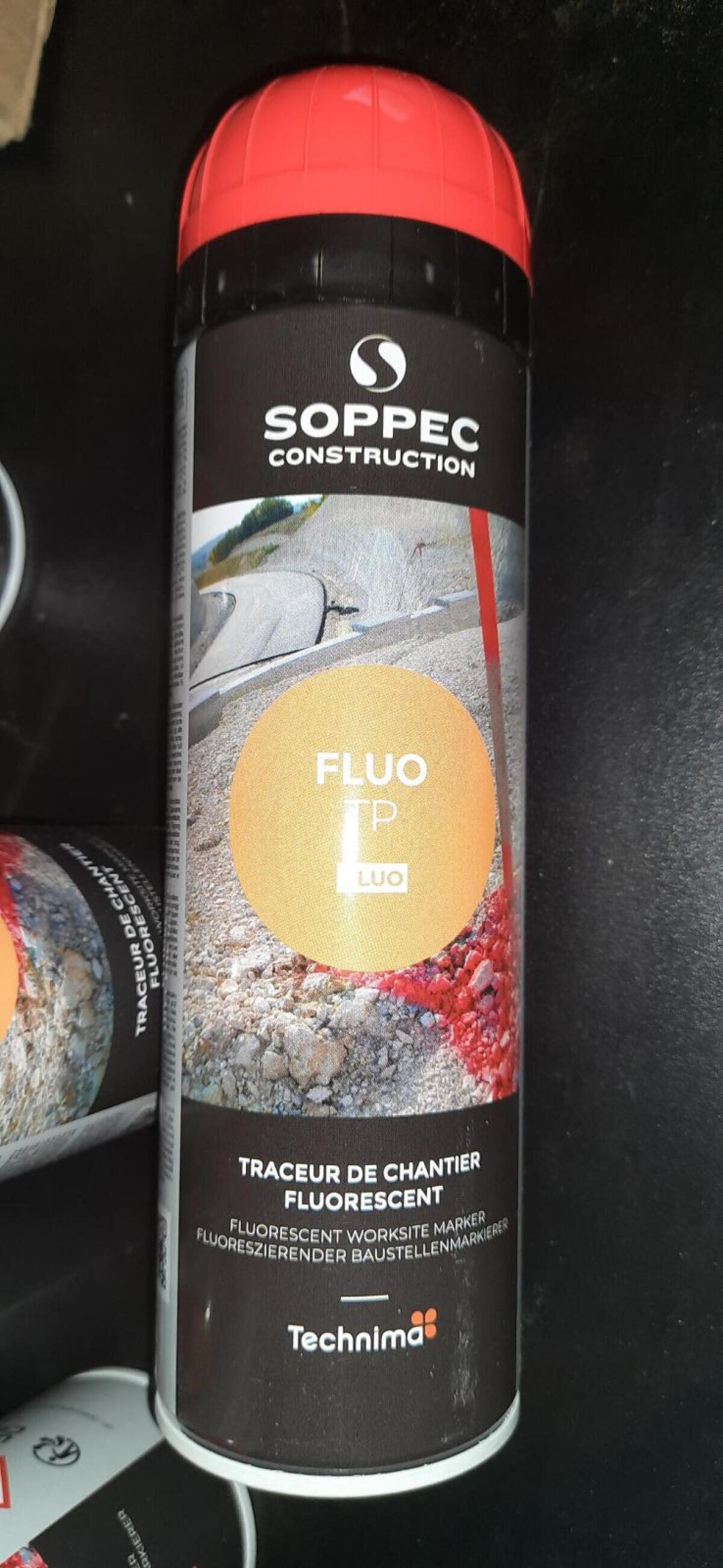 SOPPEC Baustellenmarkierspray FLUO TP, 500 ml Spraydose 2