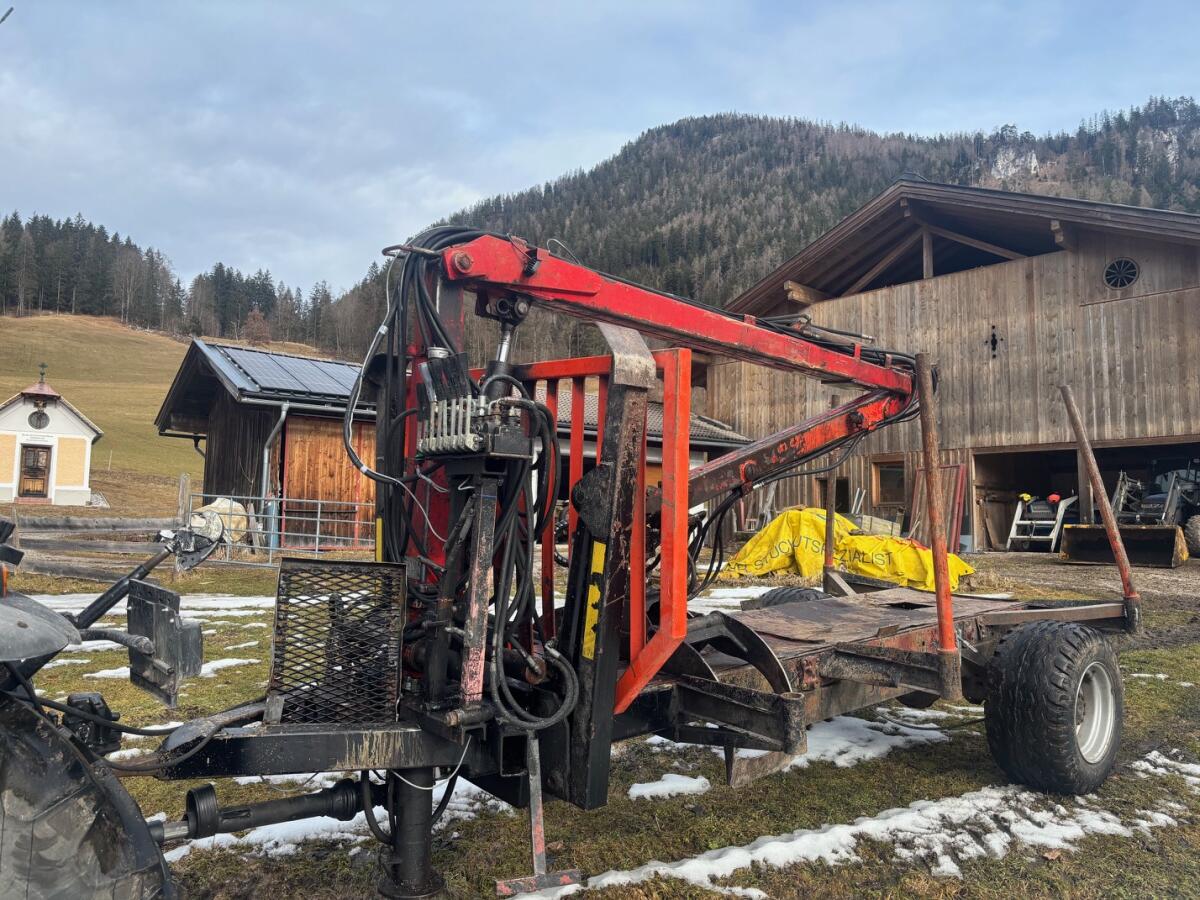 Holzanhänger Eigenbau 2