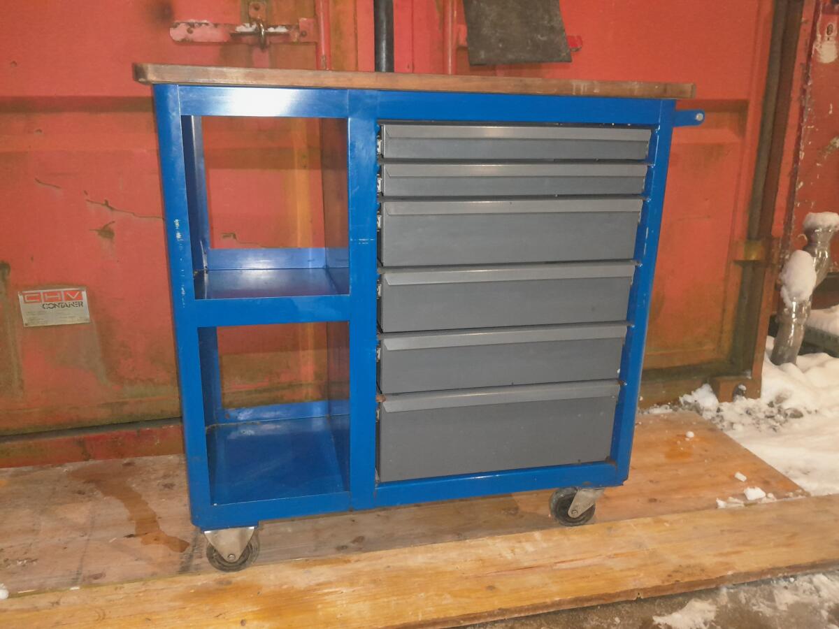 Werkzeugwagen Werkstatt Hobby Garage Bastler Werkzeugwagen 2