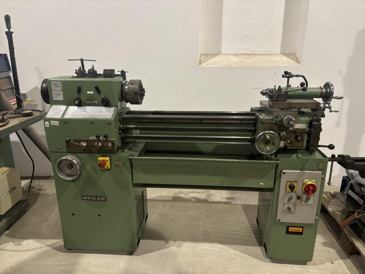 Drehmaschine Drehbank Weiler Praktikant 3