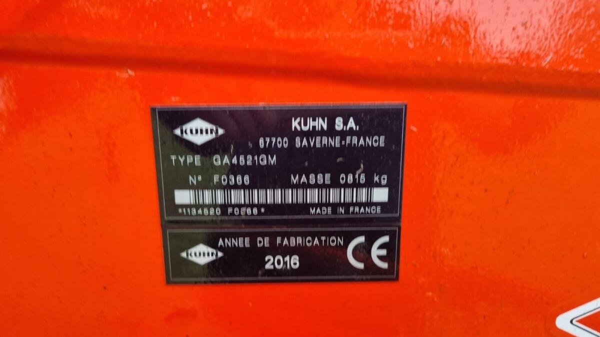 Kuhn Schwader GA 4521 Masterdrive Einkreiselschwader 3