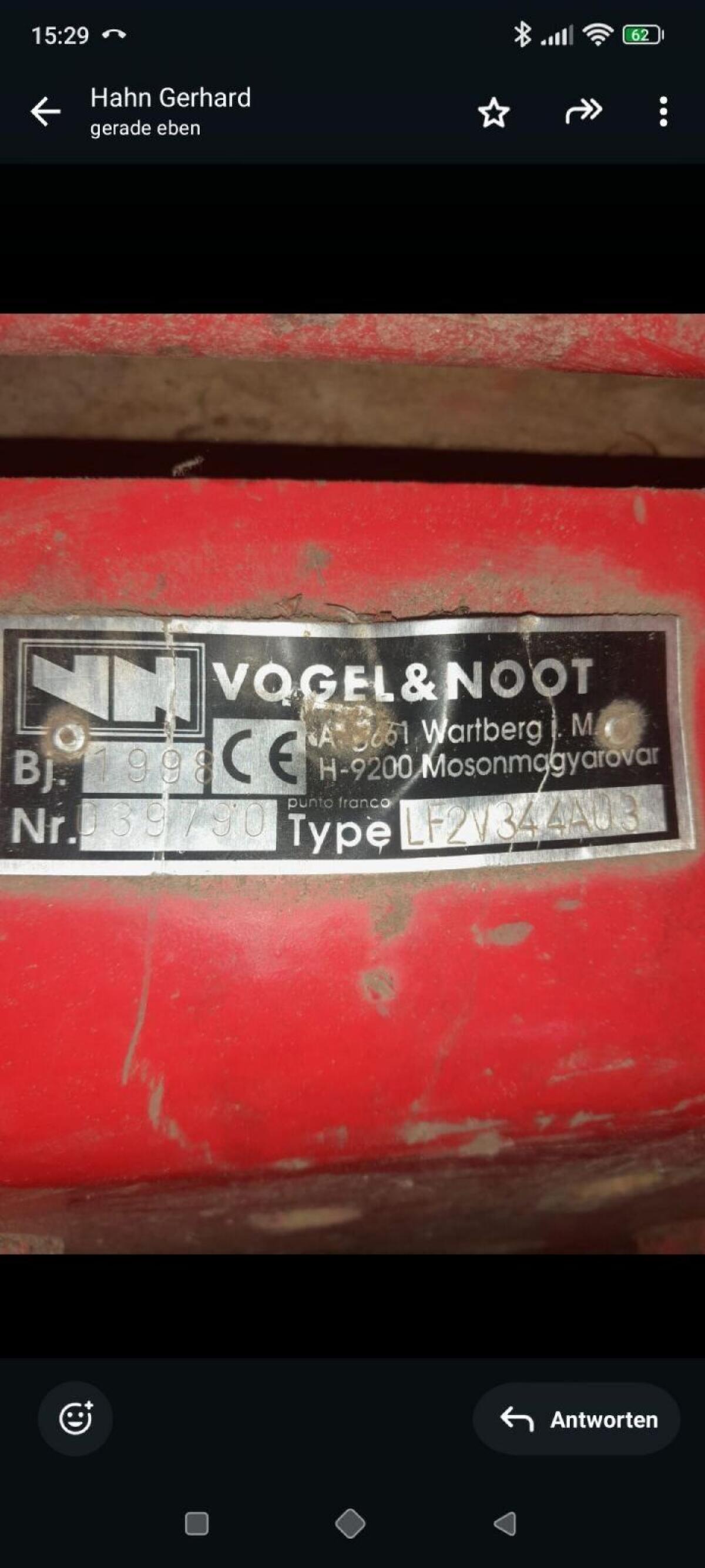 Vogel & Noot Beetpflug 2