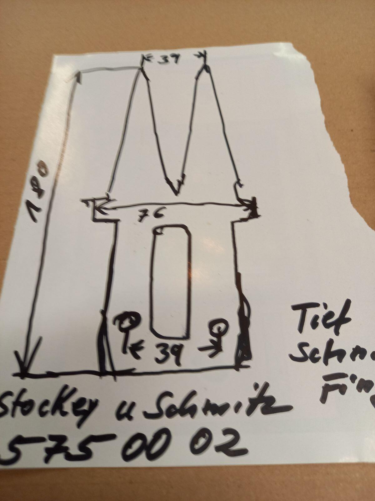 Doppel-Finger Stocky & Schmitz Tiefschnitt 3