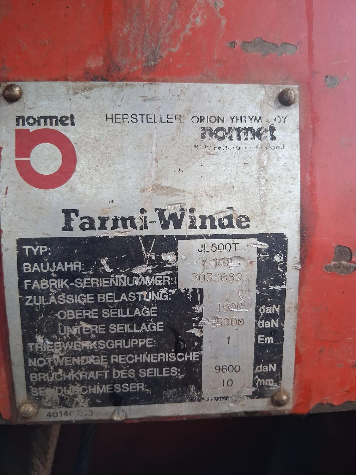 Seilwinde Farmi JL500T 3