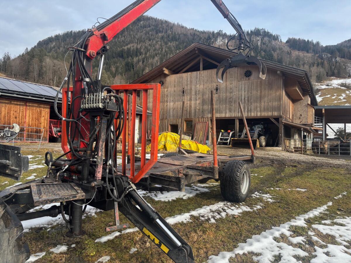 Holzanhänger Eigenbau 3