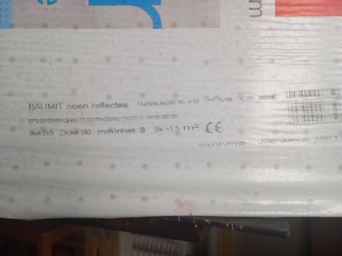 Baumit Open Air Dämmplatten 140 mm neu 3