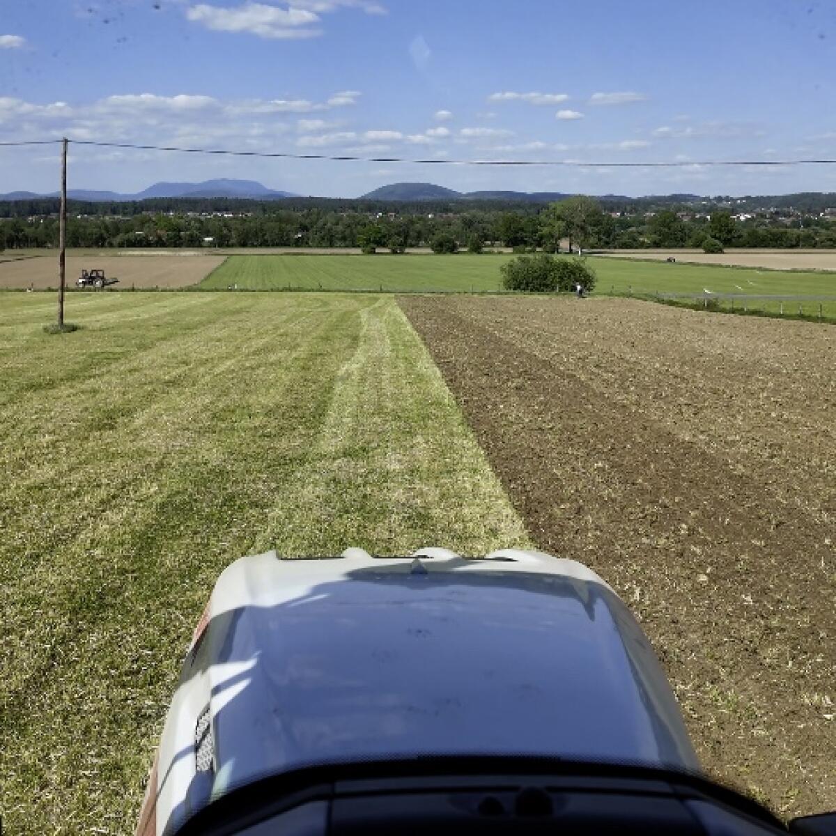 Begrünung und Feldfutter einarbeiten sowie Aussaat in einer Arbeitsgang 2
