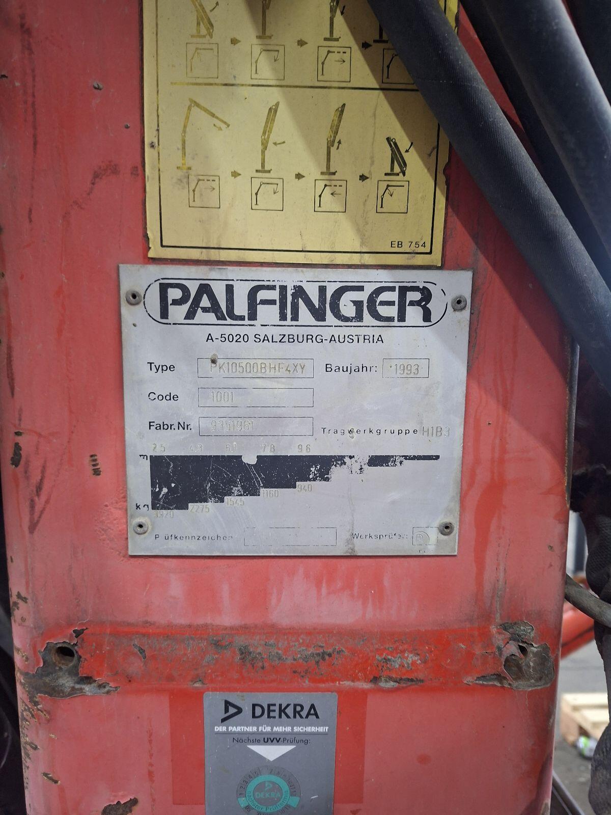 Palfinger Kran PK 105 2