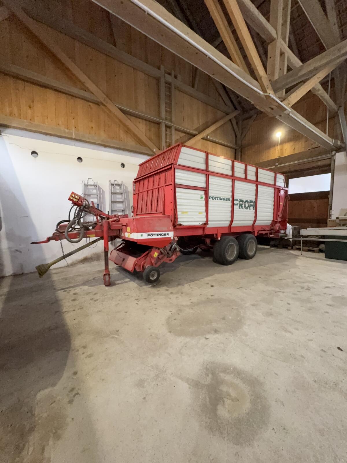 Ladewagen Pöttinger Profi 1 inkl. Querförderband, Kette neu 2