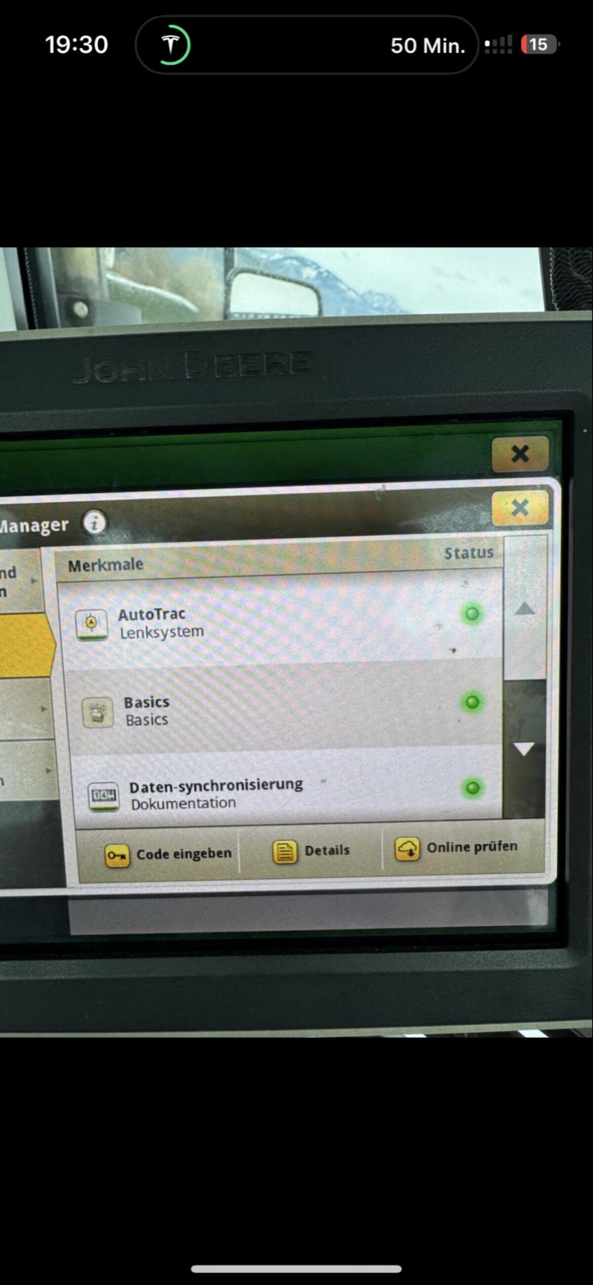 John Deere RTK Lenksystem komplett 3