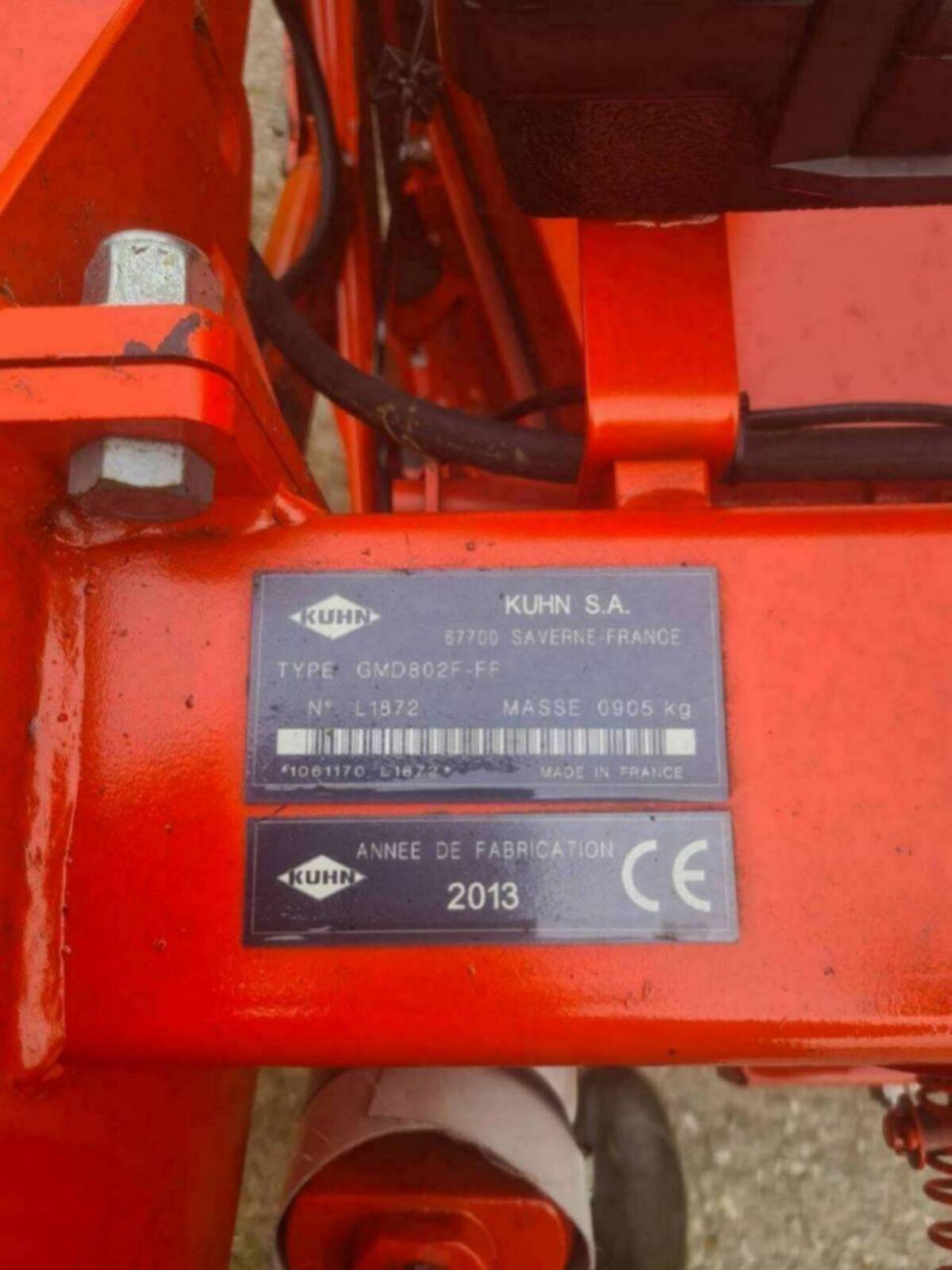 Kuhn Frontmähwerk GMD 802 F FF 3