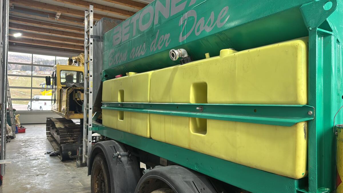 Mobile Betonmischanlage Eigenbau 3