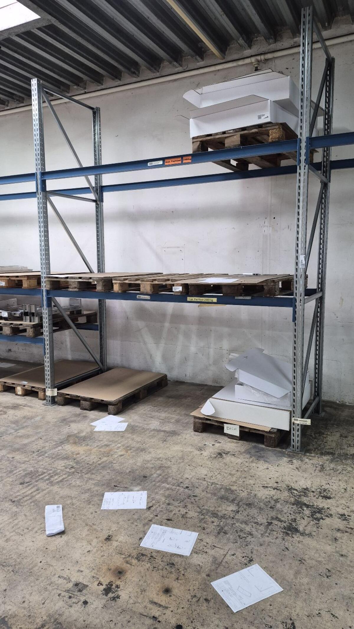 Schwerlastregal 3,5 m, 2.500 kg Fachlast 2