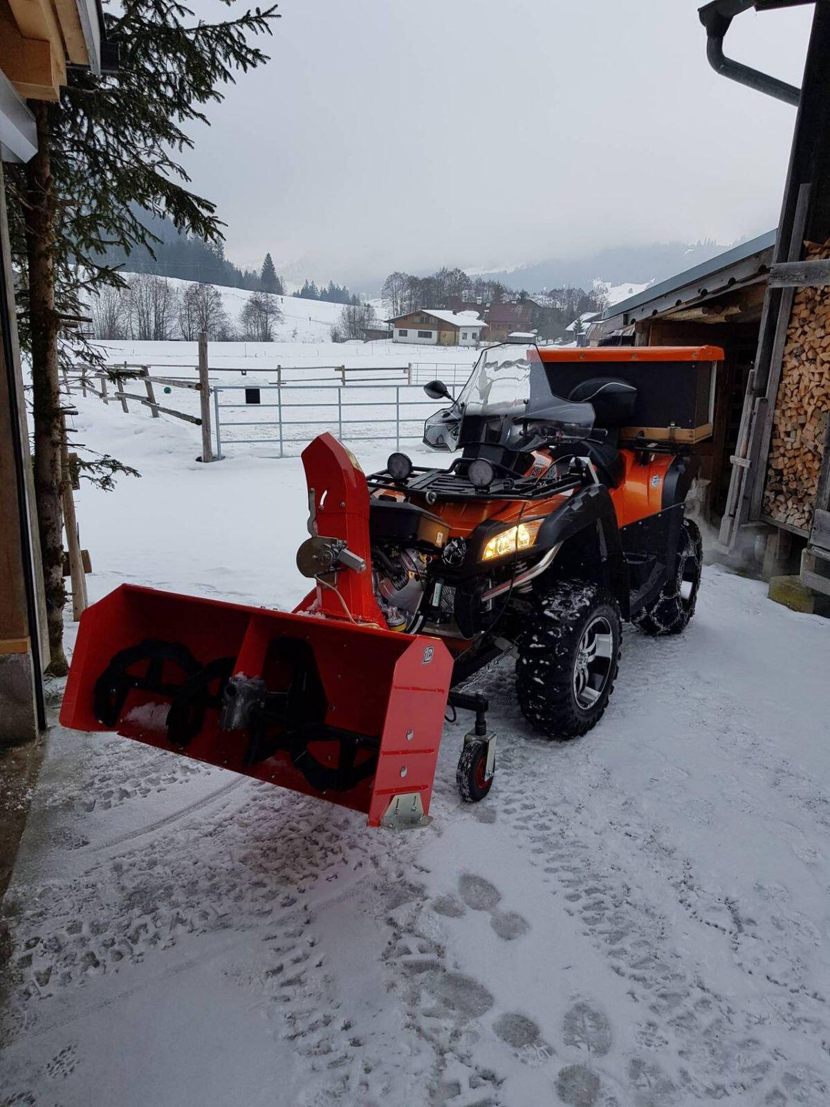 Schneefräse für Quad 3