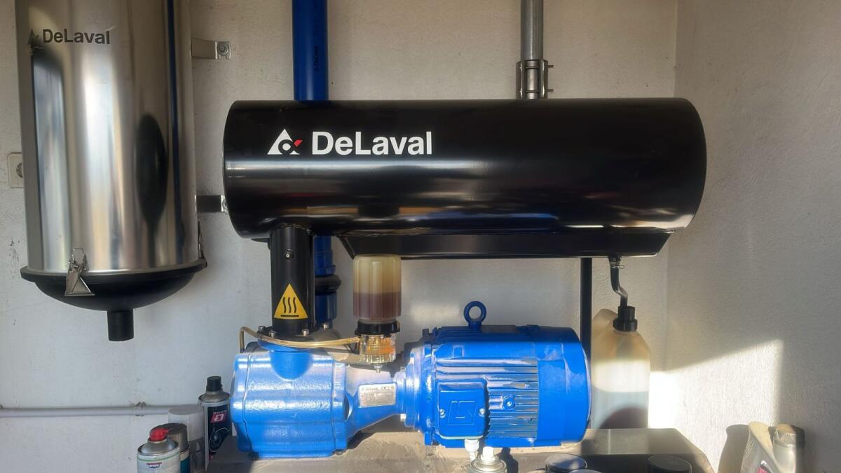 2x3er Fischgräten Melkstand Delaval MP700 2