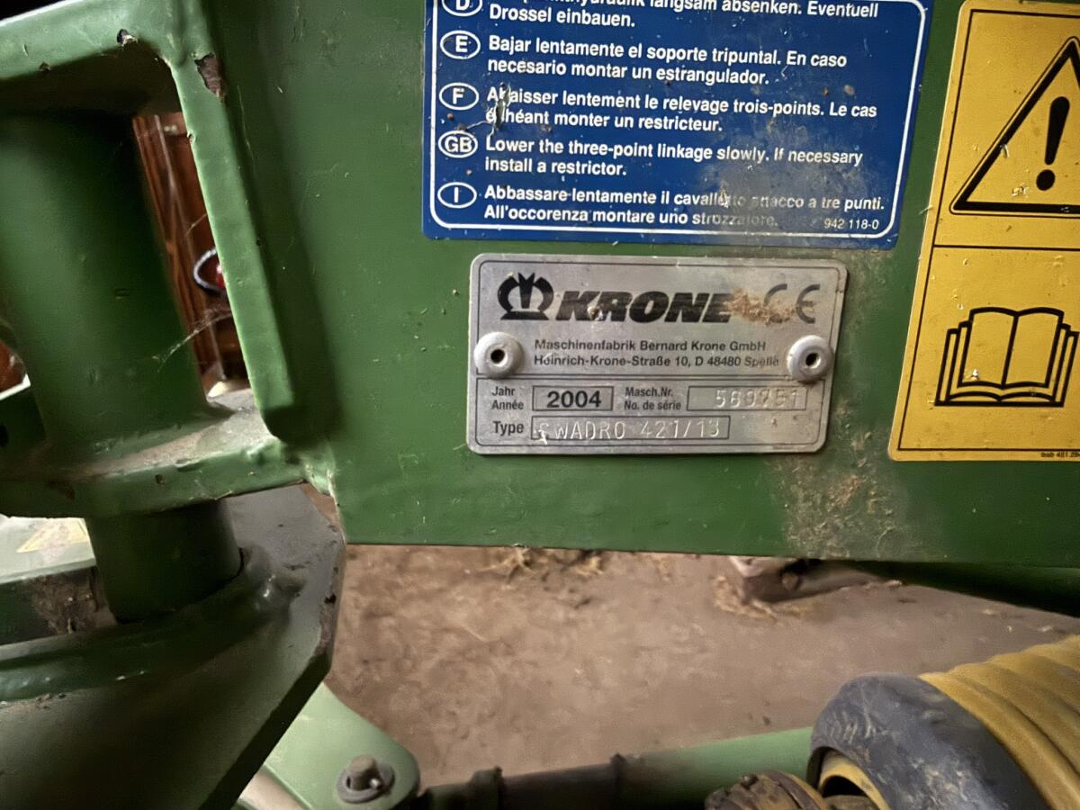 Krone Schwader 421/13 2