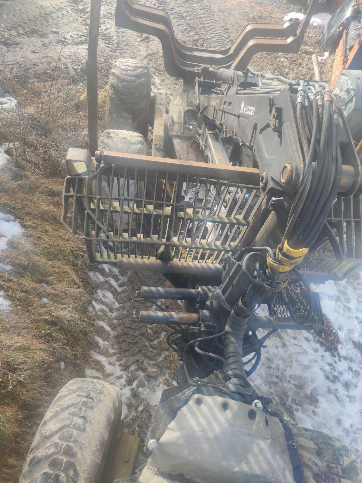 Valmet 890 Forwarder, Rückezug 3