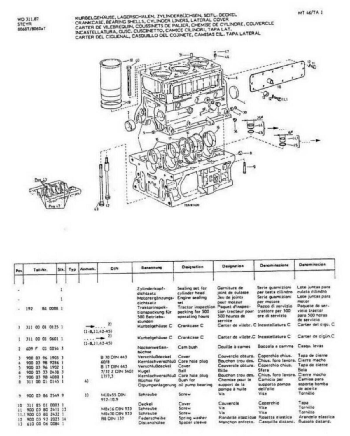 Ersatzteilkatalog Steyr 8060/8070 SK2 2