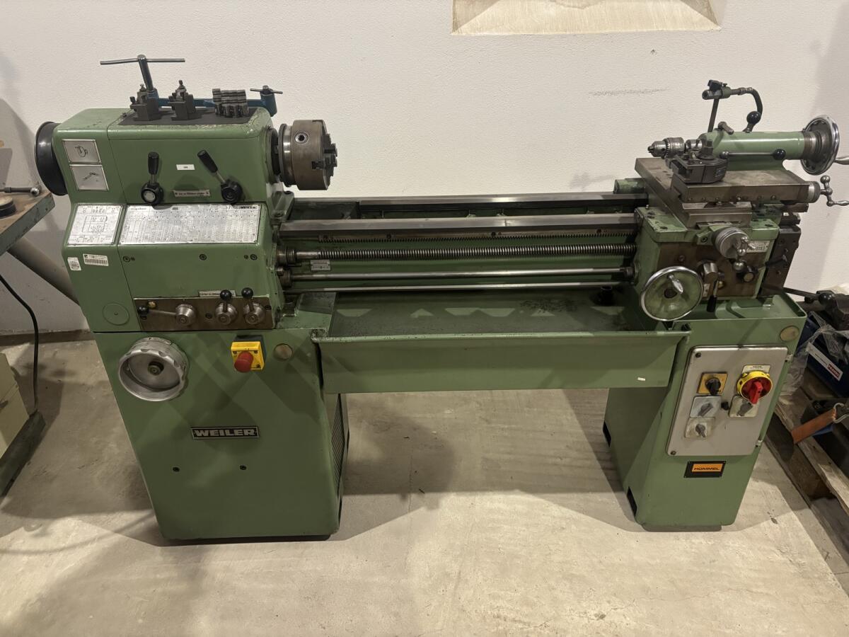 Drehmaschine Drehbank Weiler Praktikant 2