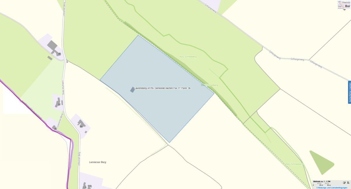 Aachen, Laurensberg, 60.994 m² 2