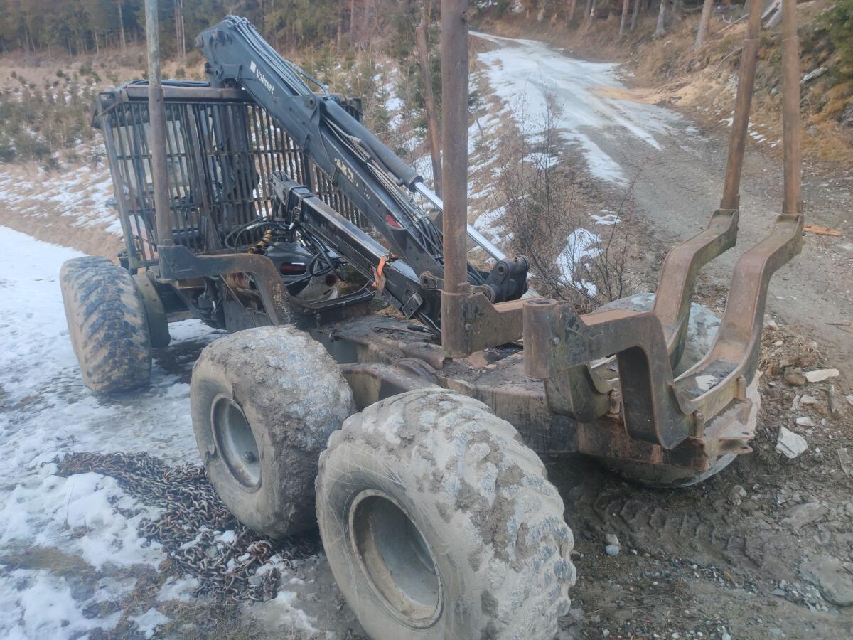 Valmet 890 Forwarder, Rückezug 2